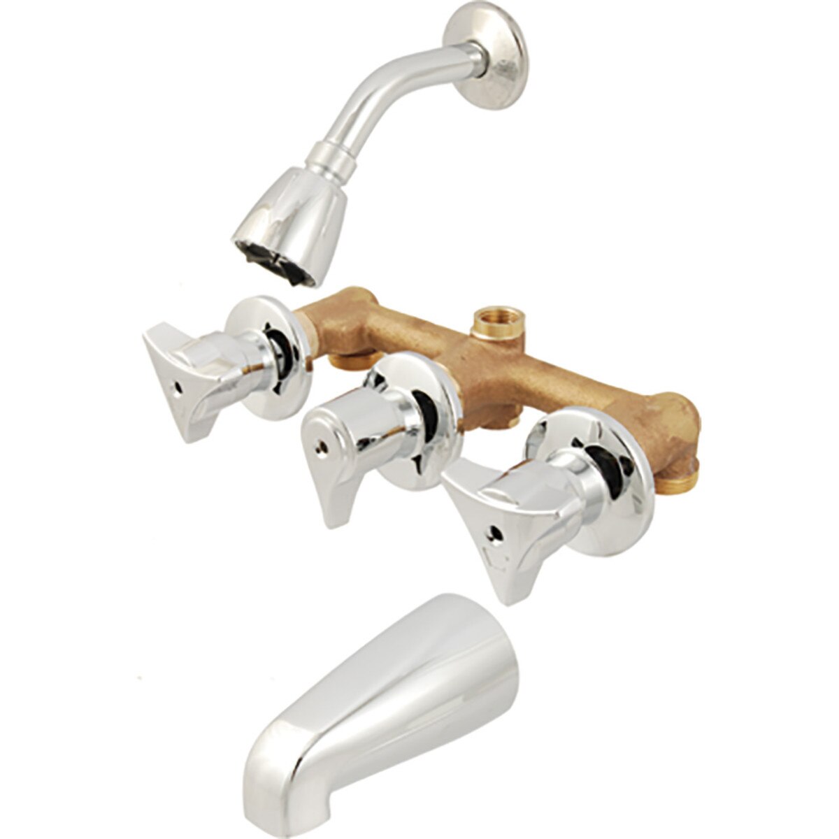UNION BRASS 3 VALVE DIVERTER