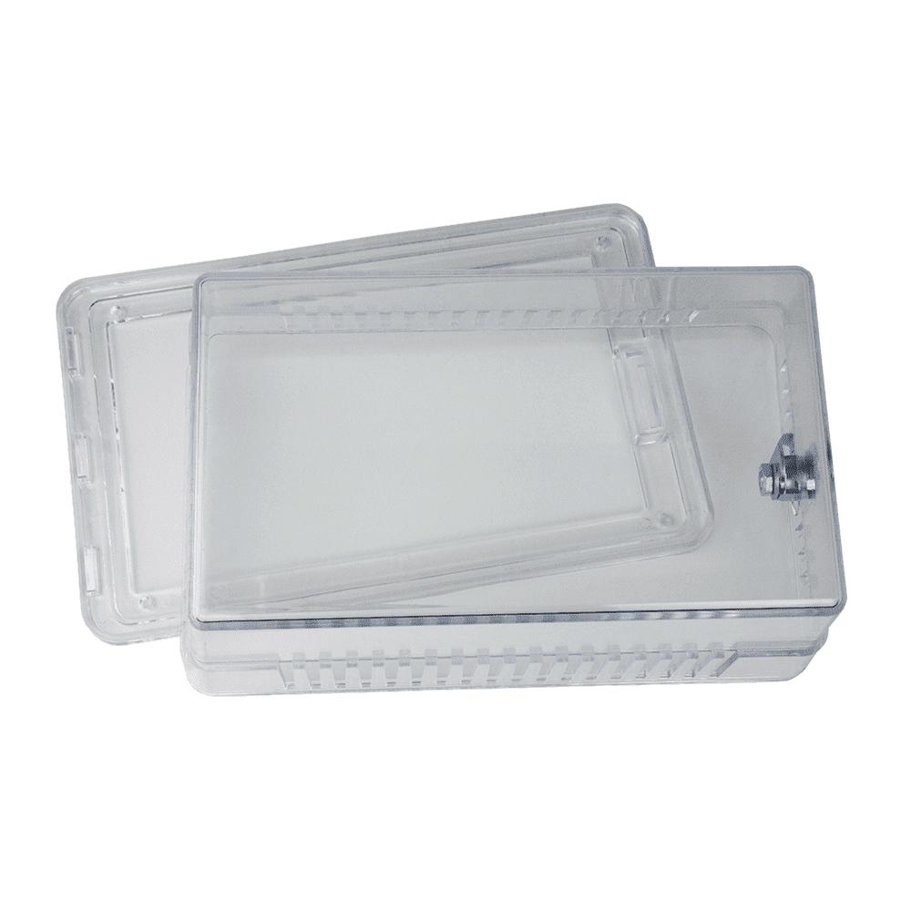 MA-LINE MA-BTGUK2 Clear Plastic Thermostat Guard – Solid & Ring Base