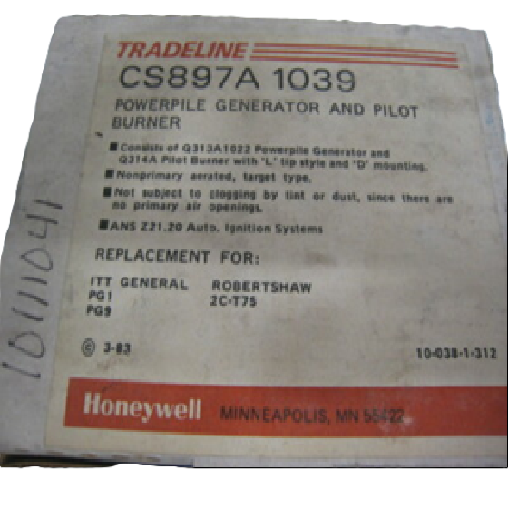 Honeywell CS897A 1039 Powerpile Generator & Pilot Burner