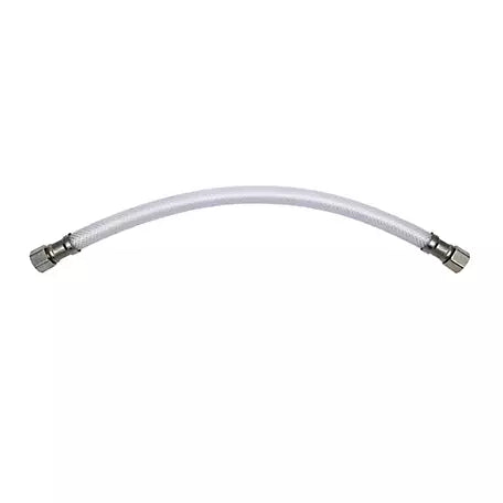 Stainless Steel Supply Line – 1/2” Compression x 1/2” Straight x 20”
