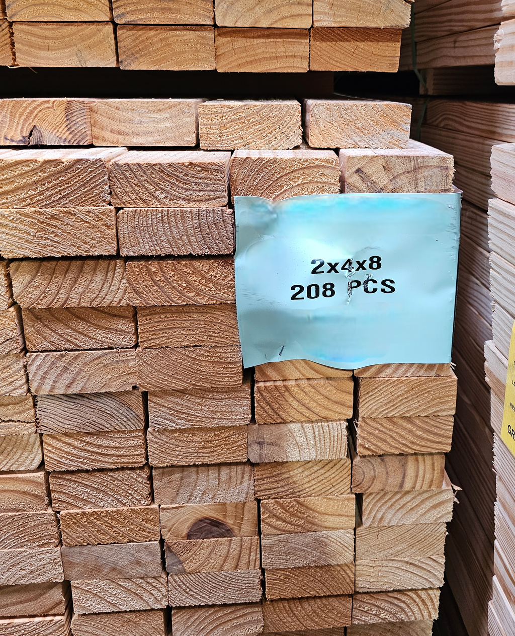 2 x 4 x 20 Lumber