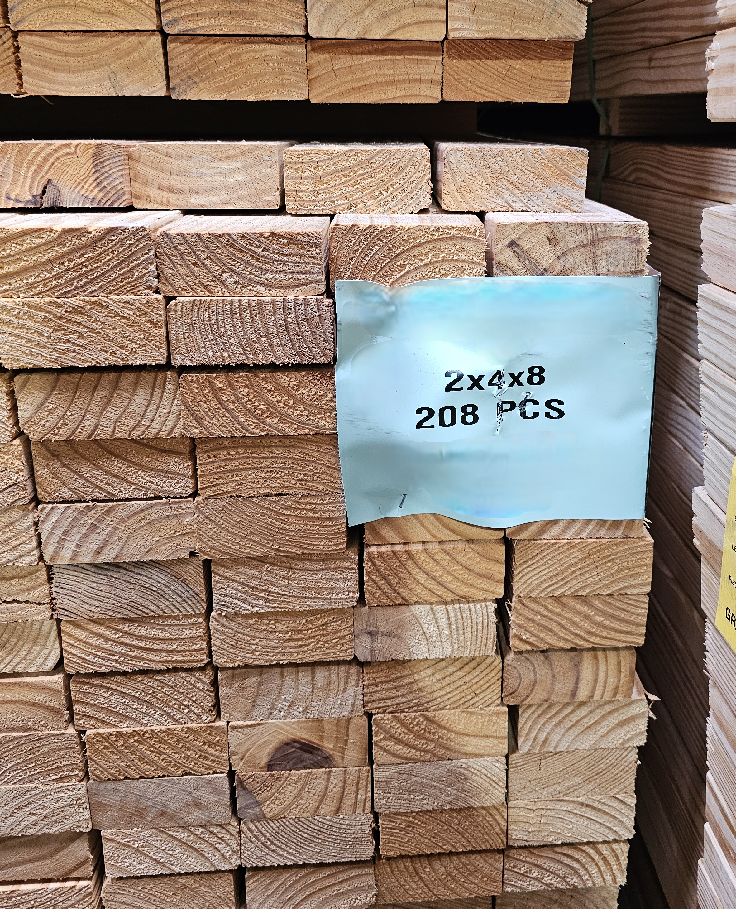 2 x 4 x 20 Lumber