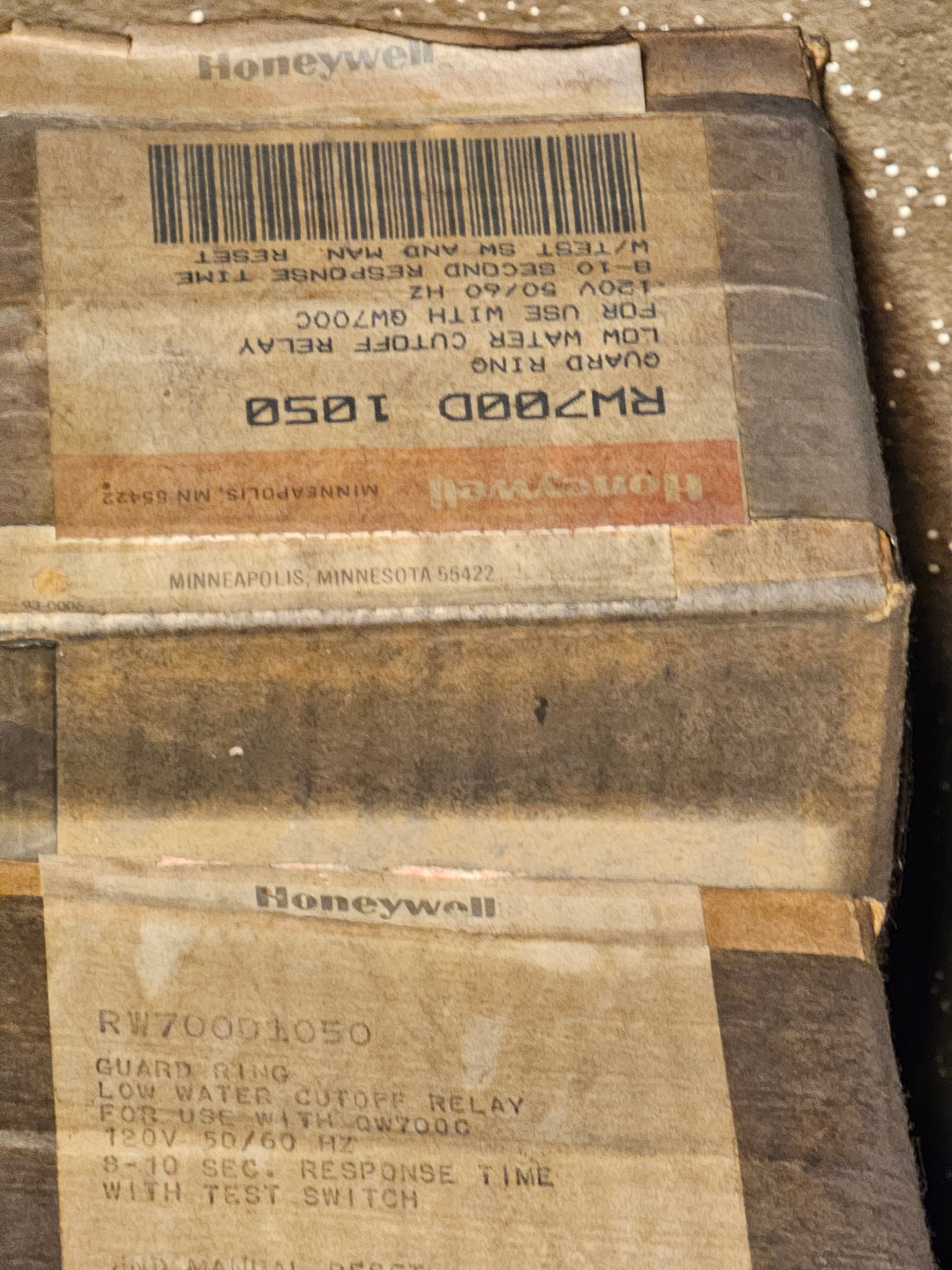 HONEYWELL  LOW WATER CUTOFF RELAY