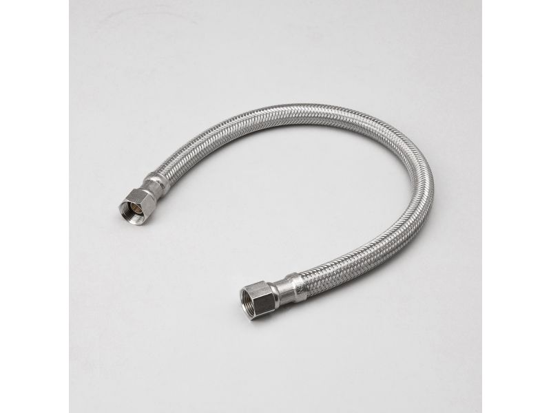 Stainless Steel Supply Line – 3/8” Compression x 3/8” Compression x 20”