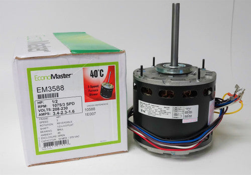 EconoMaster Permanent Split Capacitor (PSC) Blower Indoor Fan Motor (EM3588)