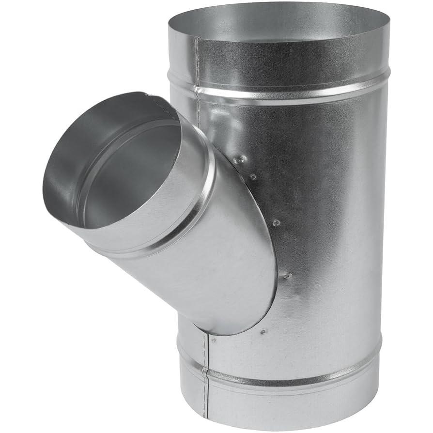 Galvanized Wye Duct Fitting 6''