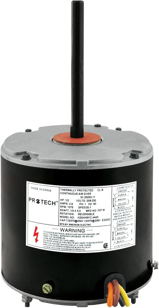 PRO-TECH Direct Drive PSC Motor