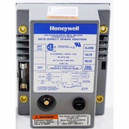 Honeywell S87C1022 – Direct Spark Ignition Module (4 sec Lockout, 25VAC 60Hz)