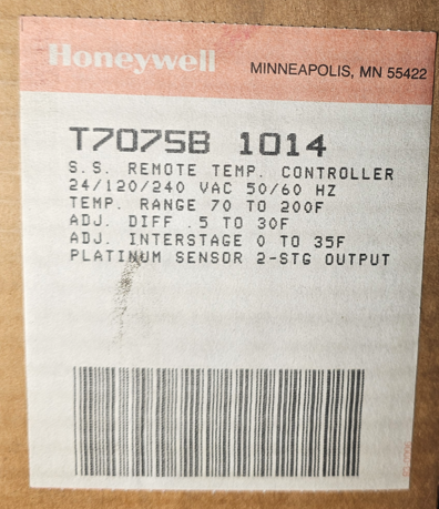Honeywell T7075B 1014