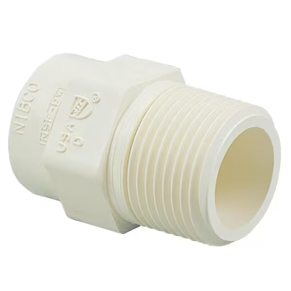 1-1/4” Slip Joint x 1-1/4” NPT Adapter