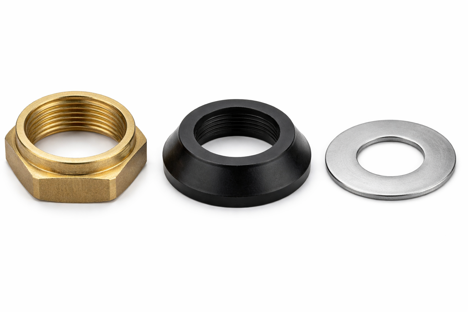 Assorted Spud Washers, Rings and Locknuts