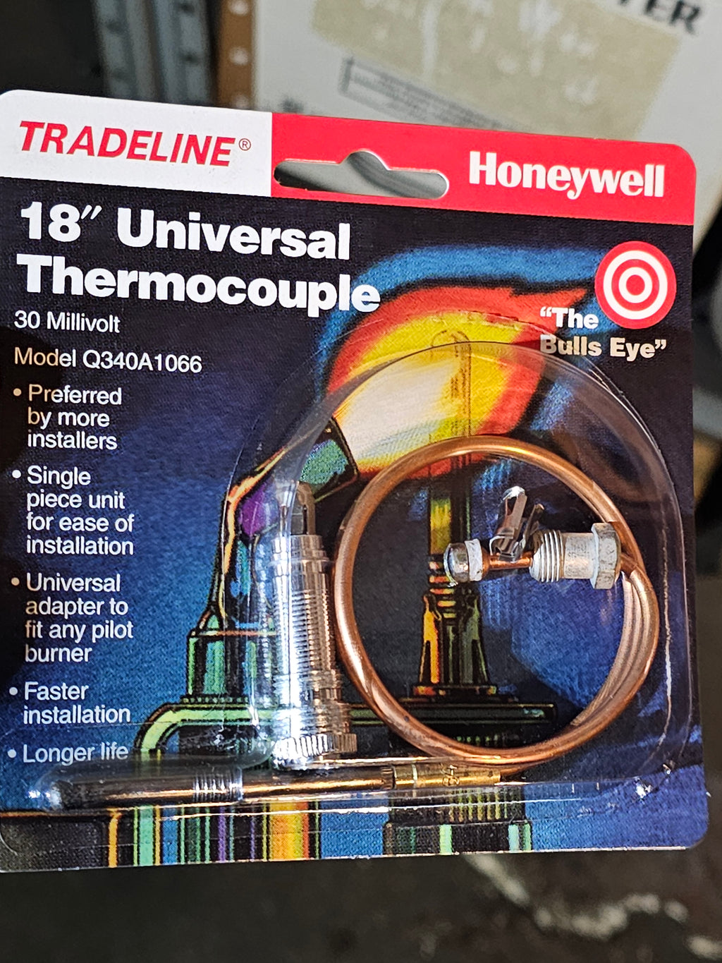 Honeywell Tradeline Q340A1066 Universal Thermocouple (18")