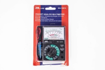 MA-Line MA-12814 Pocket Analog Multimeter
